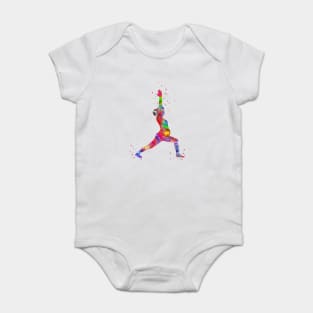 Yoga poses for pregnant ladies Baby Bodysuit